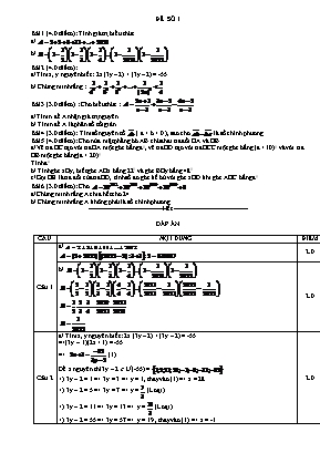 Tổng hợp 65 Đề thi học sinh giỏi Toán 6 (Có đáp án và lời giải)